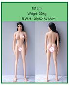 XSHARK Hot 151cm Asia Women Face Real High Quality Solid Tpe Silicone Adult Sex Doll For Men Sex invented by Automatic Woman